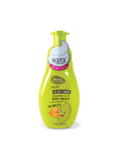 GEL DE MÃOS MELÃO MOUSSE DE FRUTAS 250ML.