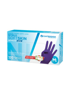 GUANTES NITRILO SOFT CAJA 100 uds PEQUEÑA 6