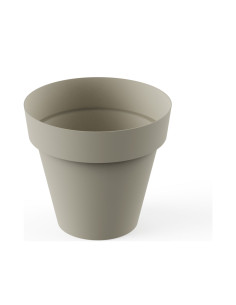 MACETA TES 18 cm ECRU
