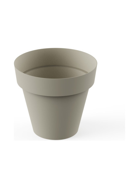 MACETA TES 22 cm ECRU
