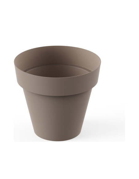 MACETA TES 26 cm TAUPE
