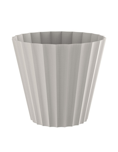 MACETA DORIC 18 cm ECRU