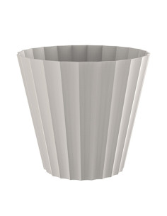 MACETA DORIC 22 cm ECRU 2
