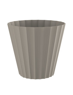 MACETA DORIC 22 cm TAUPE