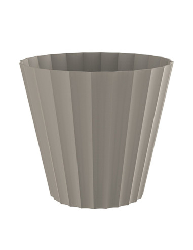 MACETA DORIC 22 cm TAUPE