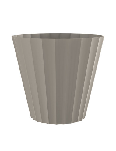 MACETA DORIC 26 cm TAUPE