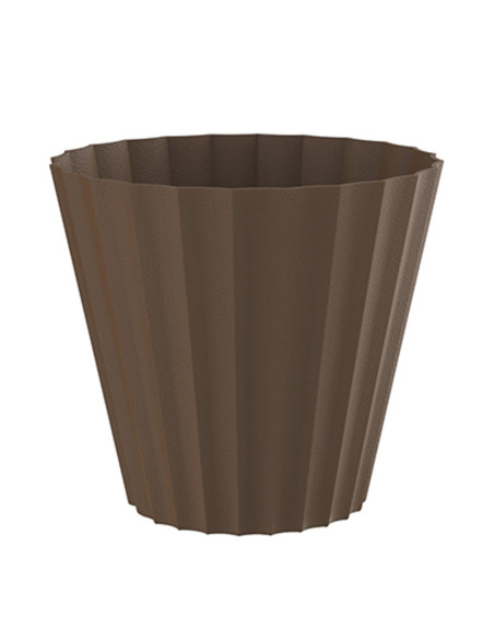 MACETA DORIC 18 cm BRONCE
