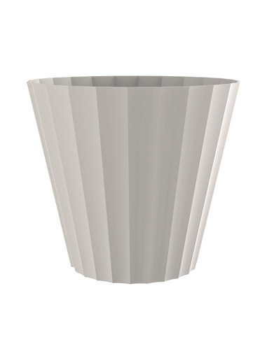 MACETA DORIC 32 cm ECRU
