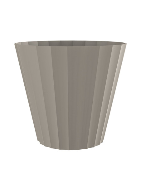 MACETA DORIC 32 cm  TAUPE