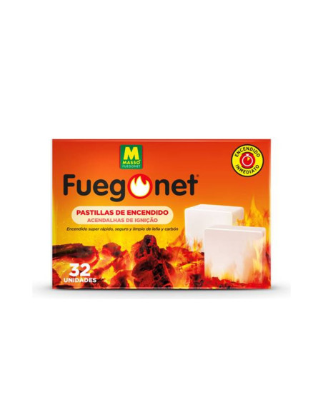 Fuegonet Pastillas de Encendido Estuche 32 Unidades
