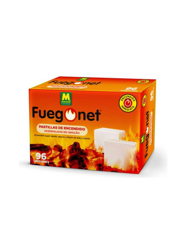 Fuegonet Pastillas de Encendido Pack 96 Unidades