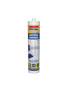 SILICONA SANITARIA NEUTRA BLANCA SOUDAL 290 ml