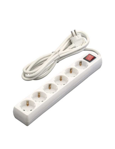 BASE MULTIPLE 6 TOMAS 1,5 m INTERRUPTOR