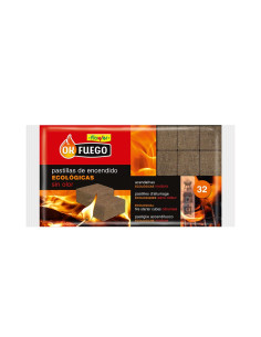 PASTILLAS ENCENDIDO ECOLOGICAS OK FUEGO ESTUCHE 32 uds