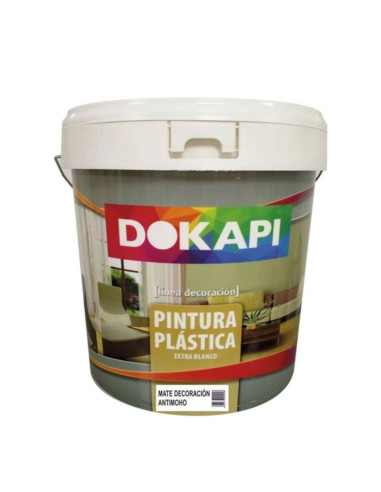 Dokapi Plástica Mate Decoración Antimoho 4 L