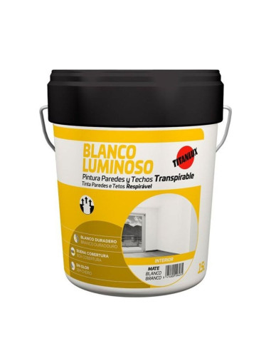 Titanlux Blanco Luminoso Mate 15 L