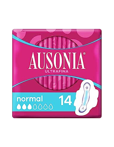 COMPRESAS AUSONIA ULTRAFINA NORMAL CON ALAS 14 UDS