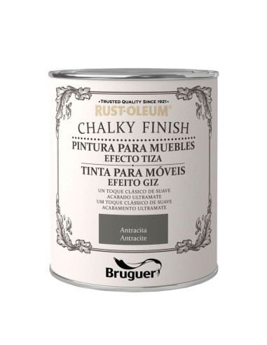 Rust-Oleum Chalky Finish para Muebles Antracita...