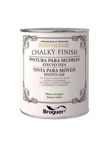 Rust-Oleum Chalky Finish para Muebles Blanco...