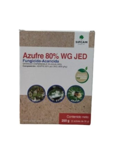 AZUFRE 80% WD 50 GR.J.E.D.SIPCAM