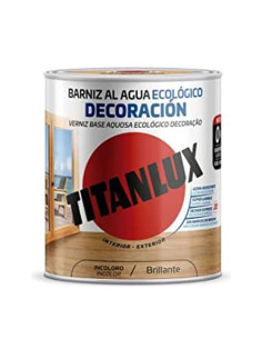 Titan Barniz Eco Deco Brillante Incoloro 750 ml