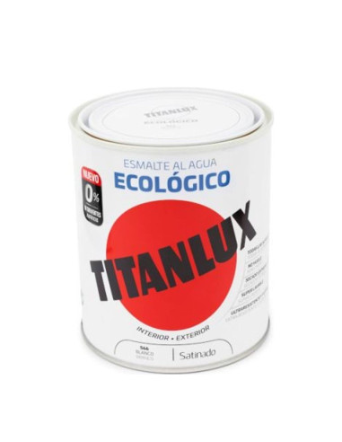 Titanlux Esmalte Eco al Agua Satinado Blanco BB...