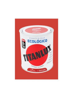 Titanlux Esmalte Eco al Agua Satinado Rojo China 0565 0,75 L