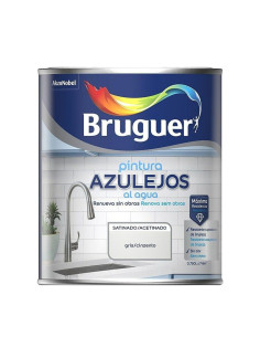 Bruguer Esmalte Azulejos al Agua Satinado Blanco 750 ml