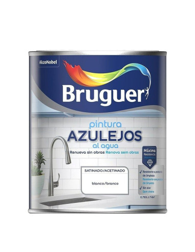 Bruguer Esmalte Azulejos al Agua Satinado Azul...