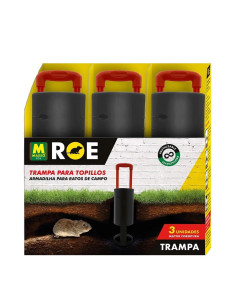Roe Trampa Topillos 3 Unidades