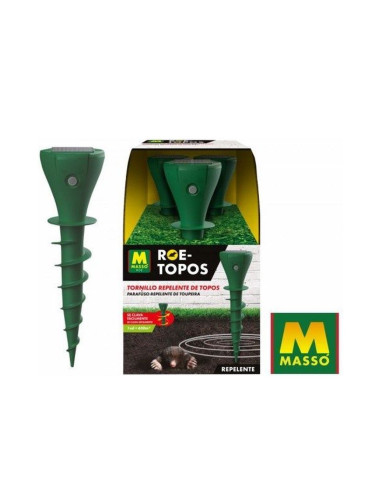 Roe-Tornillo Repelente de Topos 3 Unidades