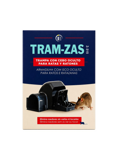Tram-Zas Trampa Túnel para Ratas y Ratones