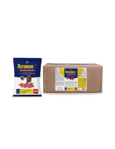 Raticida Ratibrom 2 Cebo Fresco 003 Caja 10 kg 20 Bolsas...