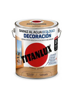 Titanlux Barniz Eco Deco al Agua Satinado Incoloro 2,5 L
