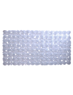 ALFOMBRA BAÑO 36x70 PIEDRAS TRANSLUCIDAS HIELO