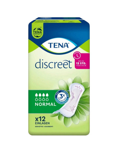 TENA DISCREET NORMAL OFRECE PROTECCIÓN DISCRETA...