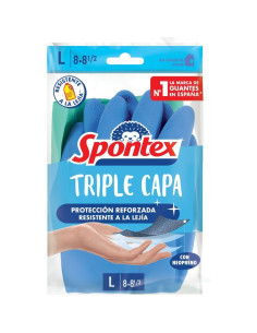 Spontex Guantes Triple Capa Talla 8 L