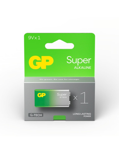 GP Pila Alcalina Super 9V 6LR61 Blíster 1 ud