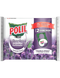 ANTIPOLILLA POLIL GANCHO DUPLO LAVANDA