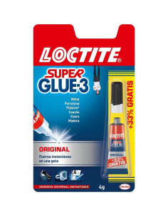 Loctite Super Glue-3 Original 4 g 3 g + 33 % Gratis