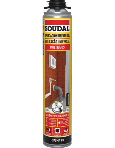 Soudal Espuma Poliuretano Universal Pistola 750 ml