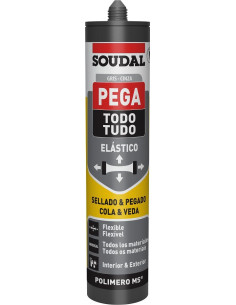 Soudal Pega Todo Sellador Adhesivo Gris 290 ml