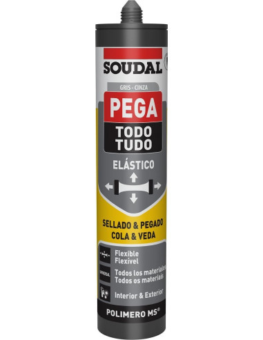 SELL. STICKS ALL SOUDAL CINZA 290ML.