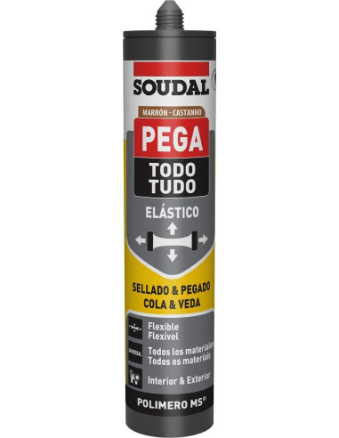 SELL. PEGA TODO SOUDAL MARROM 290ML.
