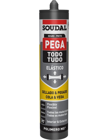 SELL. PEGA TODO SOUDAL PRETO 290ML.