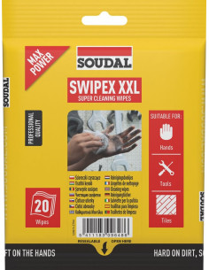 SWIPEX SOUDAL TOALHAS DESENGORDURANTES 20 UNIDADES.