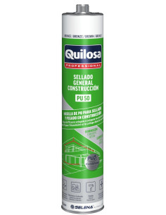 Quilosa PU 50 Masilla de Poliuretano Marrón 300 ml