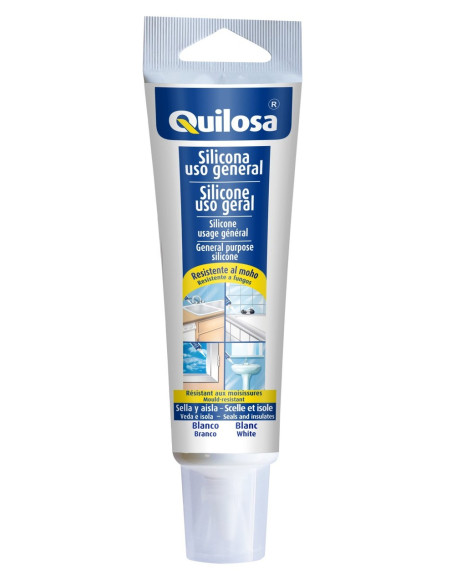 Quilosa Orbasil Silicona Uso General Antimoho Transparente 85 ml