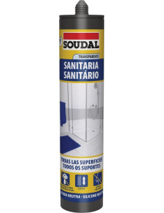 Soudal Silicona Sanitaria Neutra Transparente 290 ml