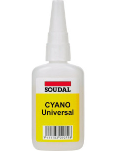 Soudal Pegamento Instantáneo Cianoacrilato Universal 20 g